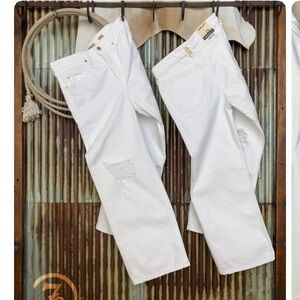 Ariat White Flare & Wide Leg Jeans